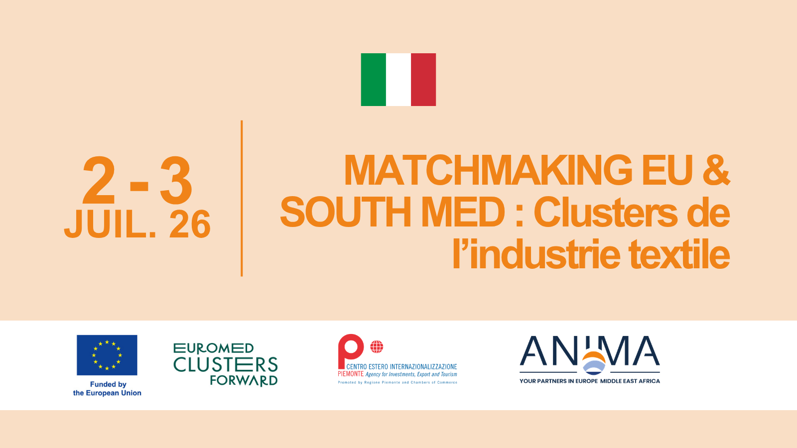 Matchmaking EU & SouthMed