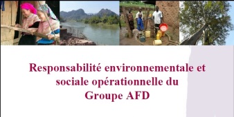 "Operational environmental and social responsibility of AFD Group" presentation cover