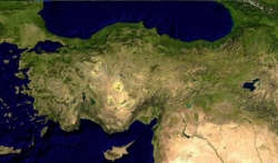 Carte géographique de Turquie